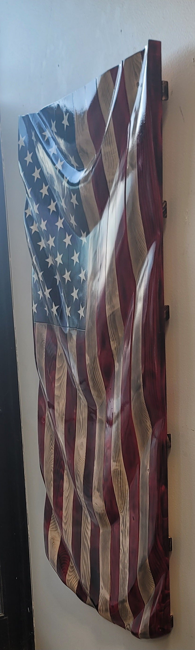 Custom Hand Carved Flags