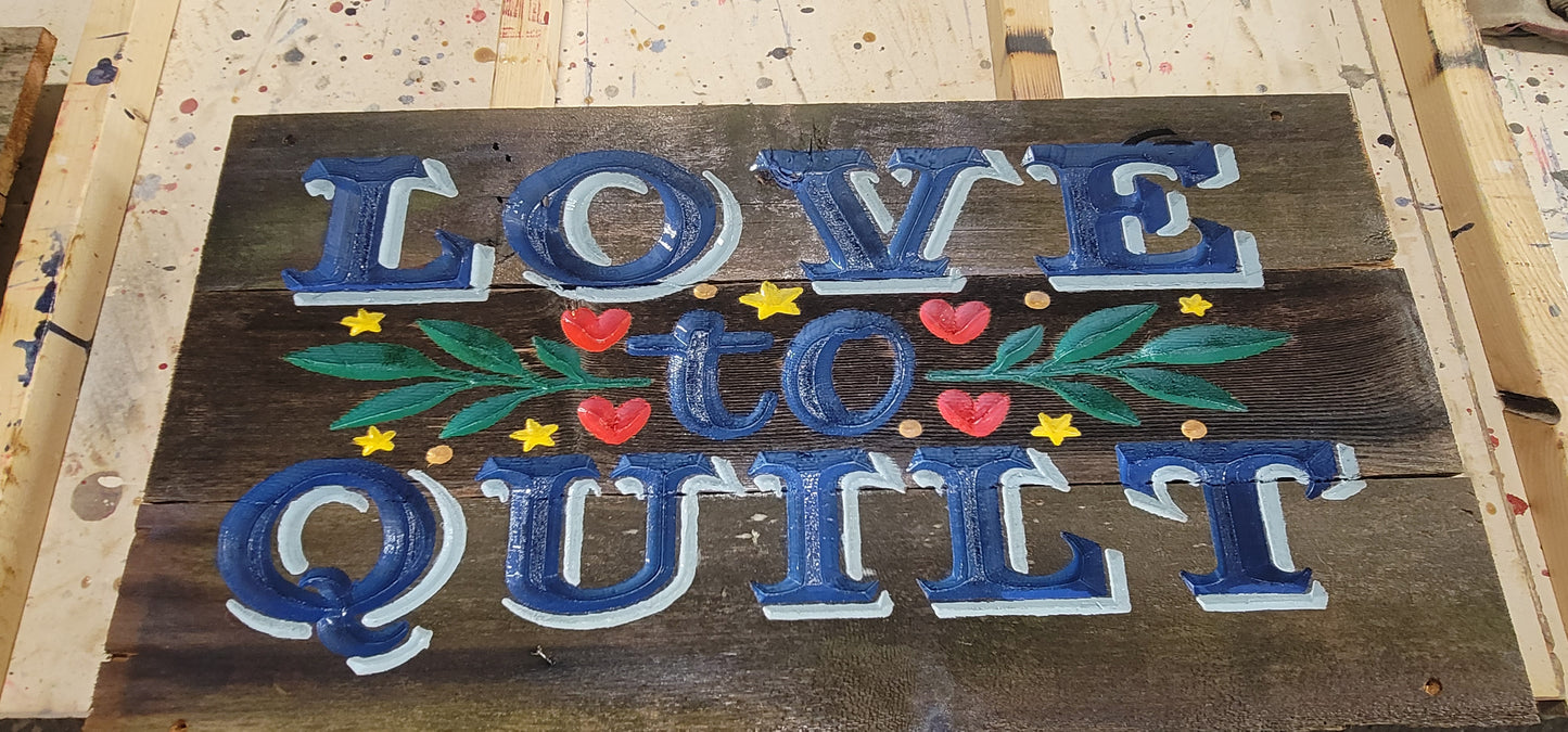 Custom 3D Router signs and art work