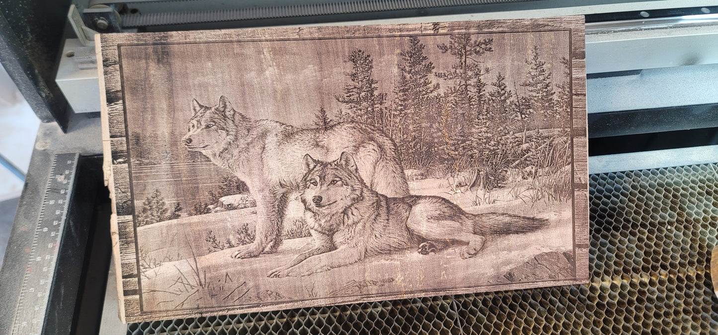 Custom 3d laser work