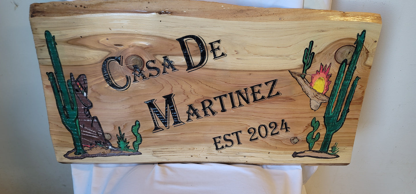 Custom 3D Router signs and art work