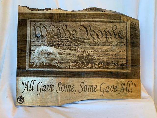 Custom 3d laser work