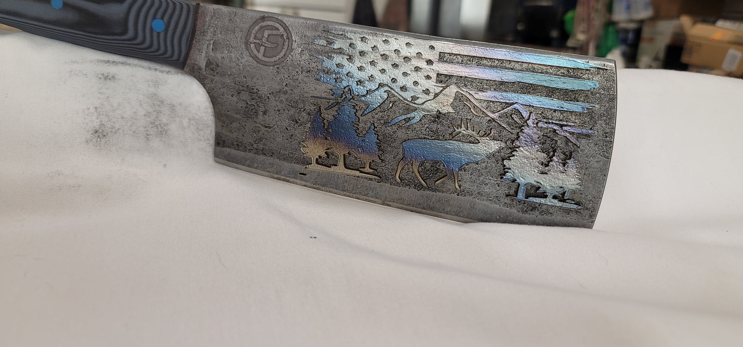 Custom knife laser work