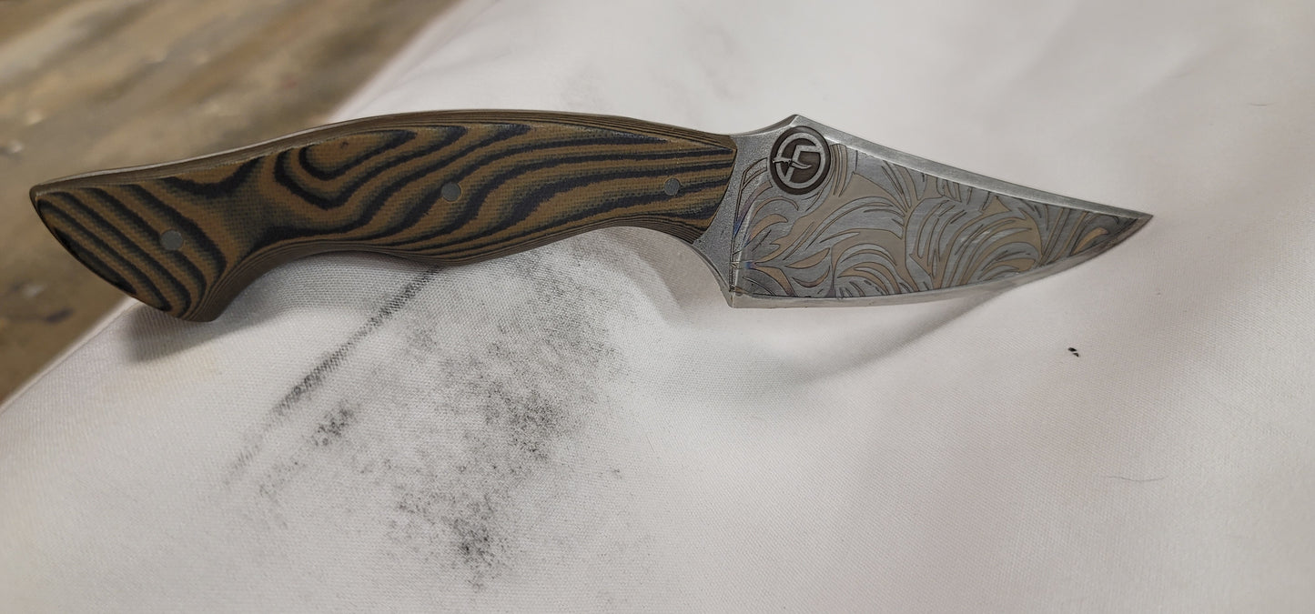 Custom knife laser work