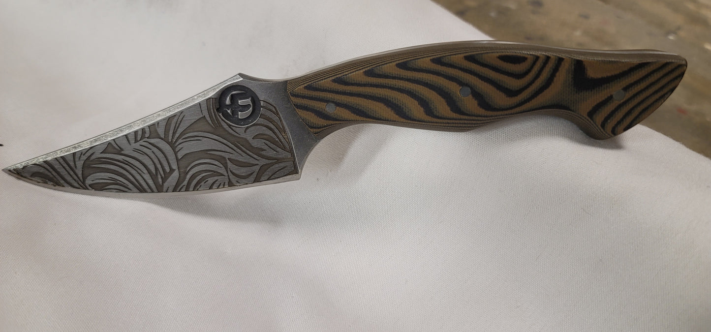 Custom knife laser work