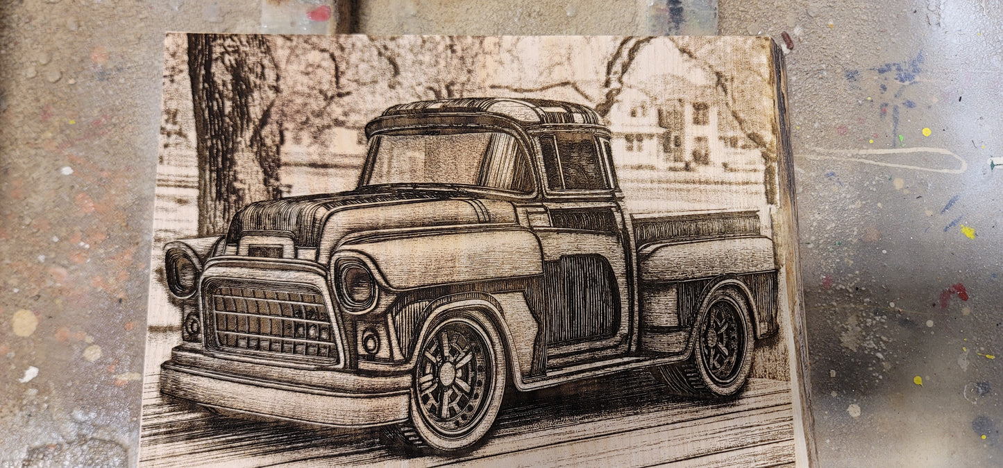 Custom 3d laser work