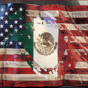 Custom Hand Carved Flags
